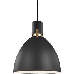 Generation Lighting Brynne 14-Watt Matte Black Pendant Lamp