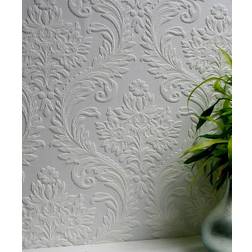 Anaglypta Brewster Home Fashions Wallpaper Paintable High Trad Paintable Textured Vinyl Wallpaper