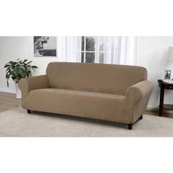 Kathy Ireland Knit Pique Loose Sofa Cover Beige