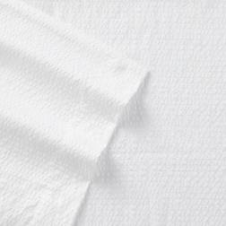 Seersucker Bed Sheet White