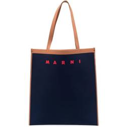 Marni Navy Trunk Soft Tote