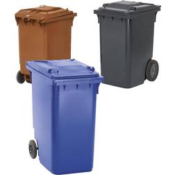 Plastic waste bin DIN EN 840, capacity 360 wheel