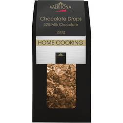 Valrhona Mælke Chokolade Drops 32%, 200