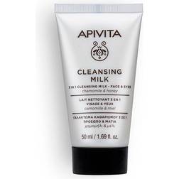 Apivita Cleansing Milk Face & Eyes 3-i-1 Rensende Lotion 50 ml