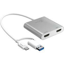 j5create USB-C TO DUAL HDMI CABL MULTI-MONITOR ADAPTER
