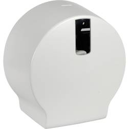 Dispenser White Classic Recycled, Mini 12x26x26cm, Ø20cm plast jumboruller