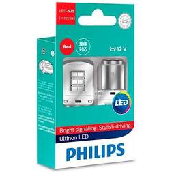 Philips P21/5 led red ulr 12v x2