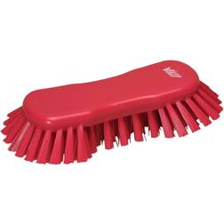 Vikan Washing brush, XL, extra hard, pack of 10, red