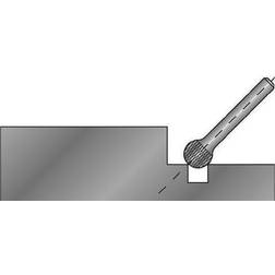 Ruko 116042 Fræsestift Hårdt metal Kugle 8 mm Længde 47 mm Skaftdiameter 6 mm