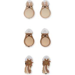 Konges Sløjd 3 pack ear clips bunny