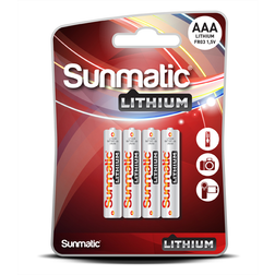 Sunmatic lithium bat. aaa 1,5 V
