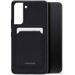 Mobilize Rubber Gelly Card Case Samsung Galaxy S22 5G Matt Black