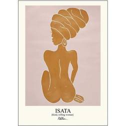 Poster and Frame Isata orange Plakat