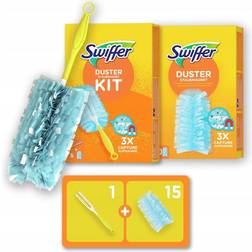 Swiffer Duster dammborstehandtag + 15 påfyllningar
