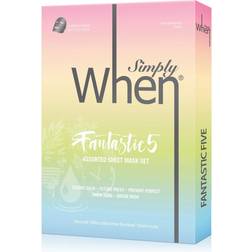 Simply When Fantastic Five Assorted Sheet Mask Set (5 PACK)