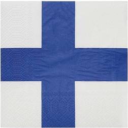 Servietter Finsk Flag 20-stk