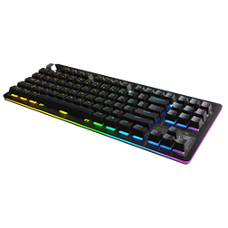 Mountain Everest Core TKL Compact Mechanical Gaming Keyboard USB Hub Linear And Quiet RGB Backlit Midnight Black