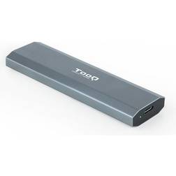 Tooq Caja Externa M.2 Ngff/nvme Usb3.1 Gen2 Gris Tqe-2223g