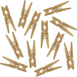 Tøjklemmer Mini Guld 12-pack 3,5 cm