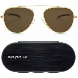 med platt fodral, ThinOptics