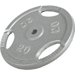 Gorilla Sports Viktskivor TRIGRIP Gjutjärn 31mm 0,5-20kg 1,25kg