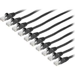 StarTech 6 CAT6 Cable 10 Pack - Black