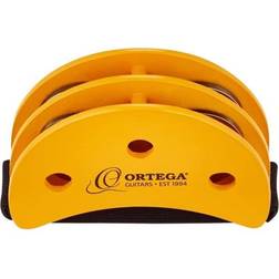 Ortega Guitars Percussion Series Foot Tambourine, Orange