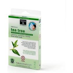 Earth Therapeutics K-Beauty Facial Care 5-Pack Tea Tree Mask