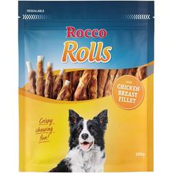 Rocco Ekonomipack: 6/12 200 Rolls Kycklingbröstfilé 12 200 0.2kg