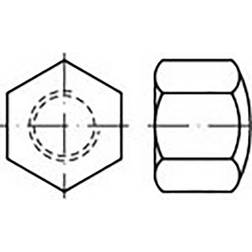 Toolcraft TO-6857403 Écrou borgne hexagonal M10 DIN 917 acier galvanisé 500 pc(s)