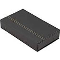Securit Coffret Porte-Addition En Cuir Trendy Noir