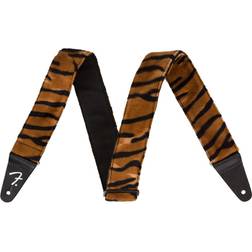 Fender 2" Wild Tiger Print Strap, Black/Orange