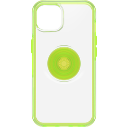 OtterBox Otter Pop Symmetry Series Case Clear Limelite Phone Grip PopSockets PopGrip White