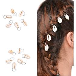 6 Pcs Shell Headpiece Hair Clips