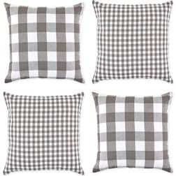 DII Hidden Zipper Cushion Cover Gray (45.7x45.7cm)