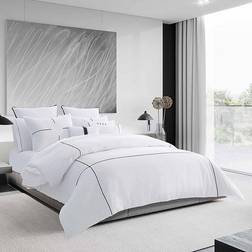 Vera Wang Zig Duvet Cover Black, White