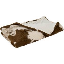Saro Lifestyle Cowhide Filt Brun (152.4x127cm)