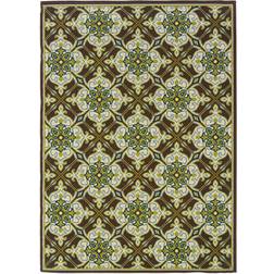 Oriental Weavers Caspian 7.8 X 10.8 Brown, White, Green