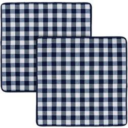 Achim Buffalo Check Navy Cushion Cover Blue (45.72x45.72)