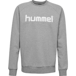 Hummel Go Cotton Logo Sweatshirt - Grey Melange