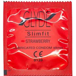 Glyde Slim Fit Strawberry Condoms 100 Pack