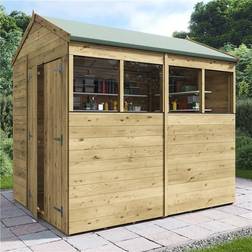 BillyOh Switch Tongue and Groove Shed - 8x6 Windowed (Building Area )