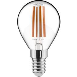 Noxion Lucent Lustre LED E14 Kugle filament klar 4.5W 470lm 827 ekstra varm hvid dæmpbar erstatter 40W