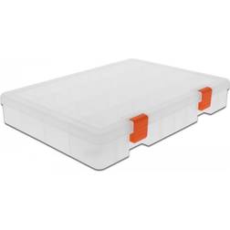 DeLock Caja Vac'a Transparente De Plästico Con 36 Compart