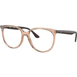 Ray-Ban Rb4378v Braun Fassung Klar Glas Polarisiert 54-16