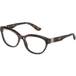 Dolce & Gabbana DG 3342 502, including lenses, BUTTERFLY Glasses, FEMALE