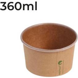 Diverse Isbæger 360 ml Ø105x60mm pap Brun 50stk