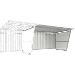 Side wall for flat roofed shelter, single-sided model, left/right (Building Area )