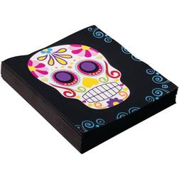 Forum Novelties Day Of The Dead Napkins 16 Pack