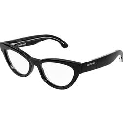 Balenciaga BB 0241O 001, including lenses, BUTTERFLY Glasses, FEMALE